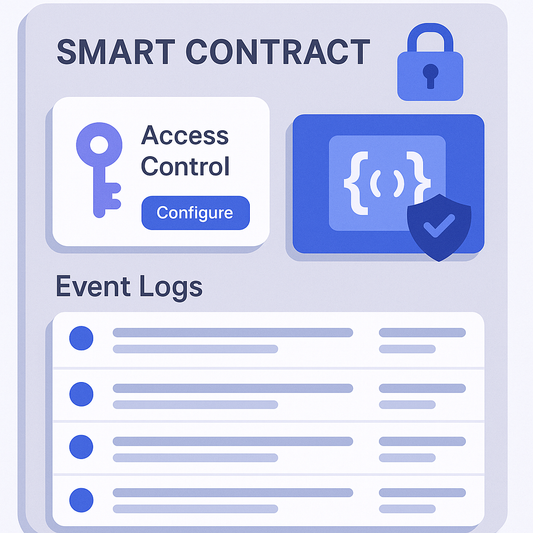 Intermediate Smart Contract Template – Access Control & Event Logging